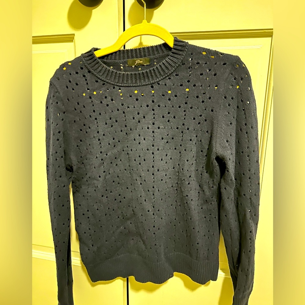 J Crew size small navy sweater